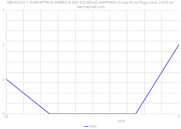SERVICIOS Y SUMINISTROS AMERICA SSA SOCIEDAD ANONIMA (Costa Rica) Page visits 2024 