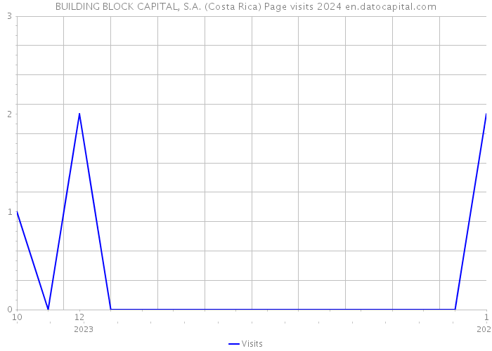 BUILDING BLOCK CAPITAL, S.A. (Costa Rica) Page visits 2024 
