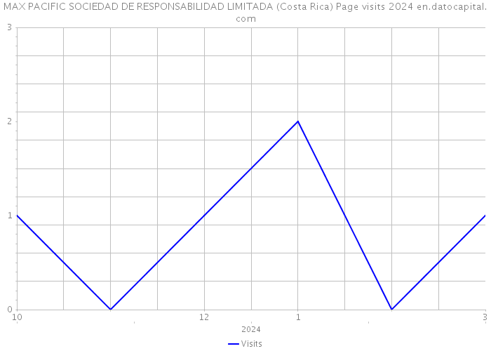 MAX PACIFIC SOCIEDAD DE RESPONSABILIDAD LIMITADA (Costa Rica) Page visits 2024 