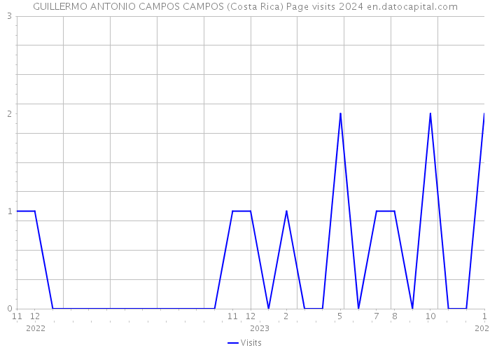 GUILLERMO ANTONIO CAMPOS CAMPOS (Costa Rica) Page visits 2024 