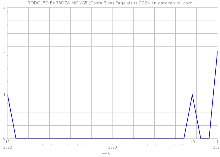 RODOLFO BARBOZA MONGE (Costa Rica) Page visits 2024 