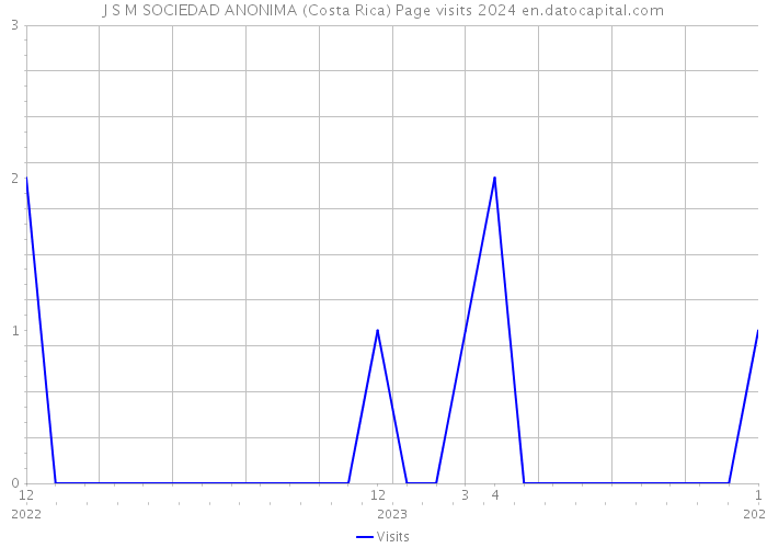 J S M SOCIEDAD ANONIMA (Costa Rica) Page visits 2024 