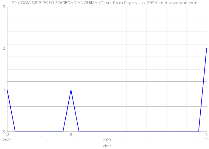 SPIAGGIA DE RIPOSO SOCIEDAD ANONIMA (Costa Rica) Page visits 2024 