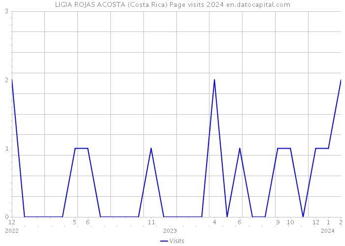 LIGIA ROJAS ACOSTA (Costa Rica) Page visits 2024 