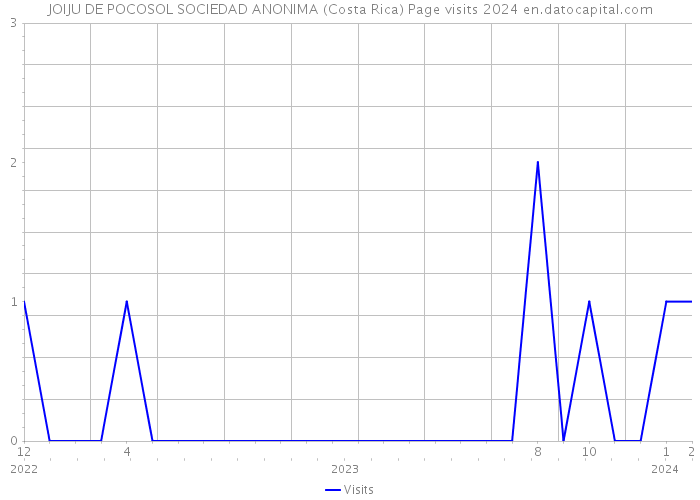 JOIJU DE POCOSOL SOCIEDAD ANONIMA (Costa Rica) Page visits 2024 
