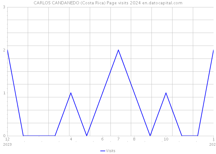 CARLOS CANDANEDO (Costa Rica) Page visits 2024 