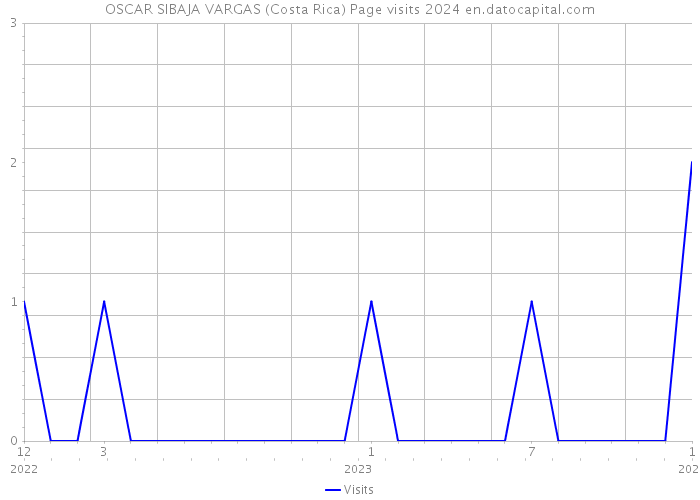 OSCAR SIBAJA VARGAS (Costa Rica) Page visits 2024 