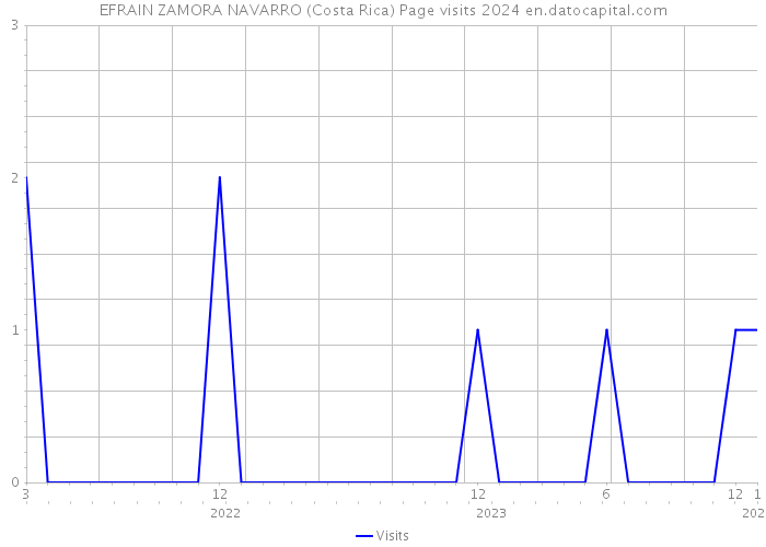 EFRAIN ZAMORA NAVARRO (Costa Rica) Page visits 2024 