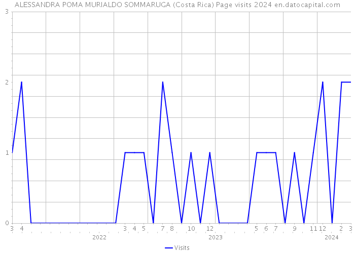 ALESSANDRA POMA MURIALDO SOMMARUGA (Costa Rica) Page visits 2024 