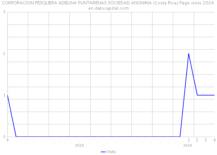 CORPORACION PESQUERA ADELINA PUNTARENAS SOCIEDAD ANONIMA (Costa Rica) Page visits 2024 