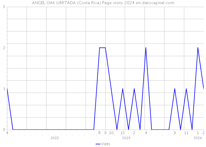 ANGEL OAK LIMITADA (Costa Rica) Page visits 2024 