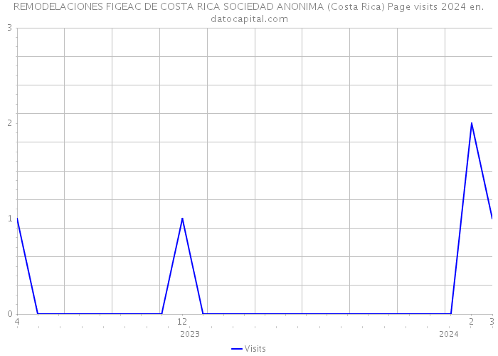 REMODELACIONES FIGEAC DE COSTA RICA SOCIEDAD ANONIMA (Costa Rica) Page visits 2024 