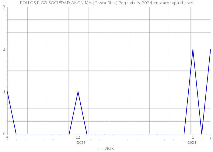 POLLOS PIGO SOCIEDAD ANONIMA (Costa Rica) Page visits 2024 