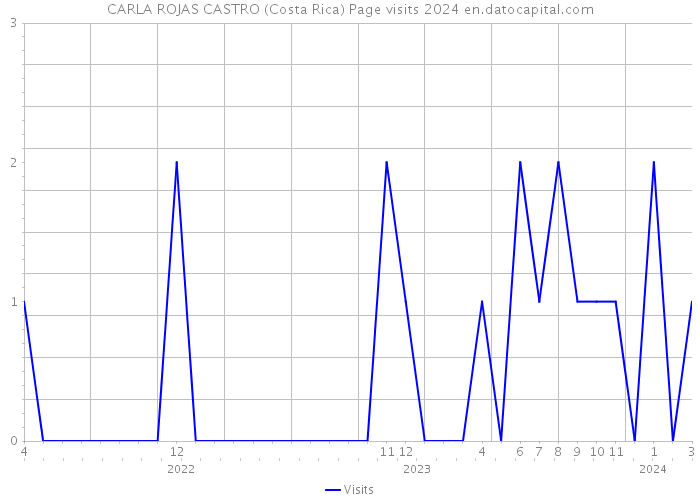 CARLA ROJAS CASTRO (Costa Rica) Page visits 2024 