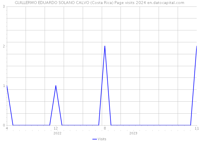 GUILLERMO EDUARDO SOLANO CALVO (Costa Rica) Page visits 2024 