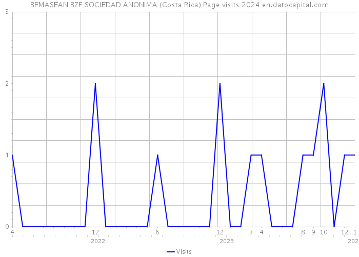 BEMASEAN BZF SOCIEDAD ANONIMA (Costa Rica) Page visits 2024 