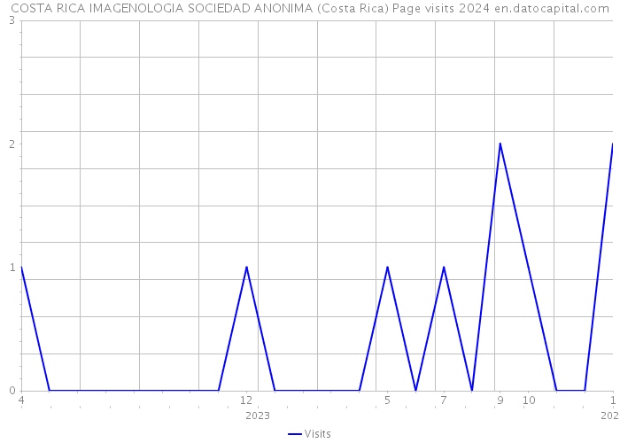 COSTA RICA IMAGENOLOGIA SOCIEDAD ANONIMA (Costa Rica) Page visits 2024 