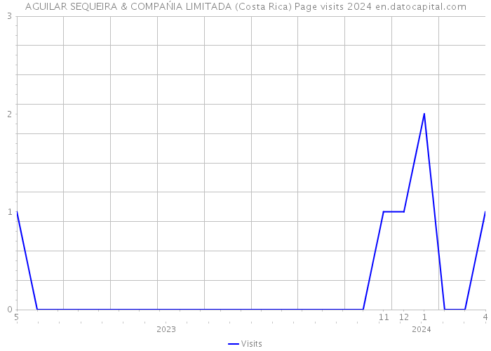 AGUILAR SEQUEIRA & COMPAŃIA LIMITADA (Costa Rica) Page visits 2024 
