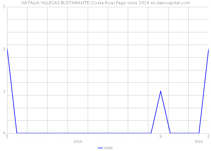 NATALIA VILLEGAS BUSTAMANTE (Costa Rica) Page visits 2024 