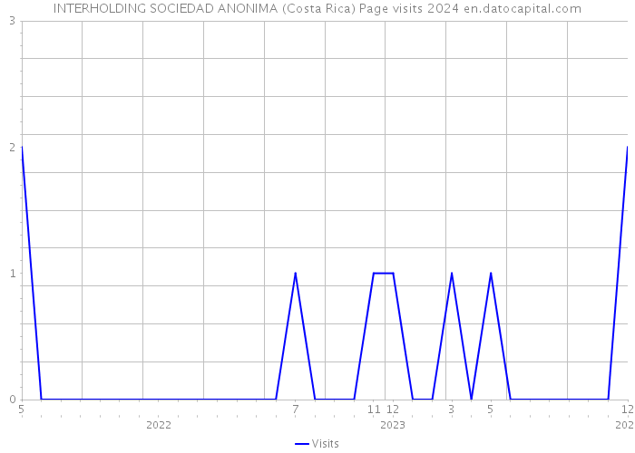 INTERHOLDING SOCIEDAD ANONIMA (Costa Rica) Page visits 2024 