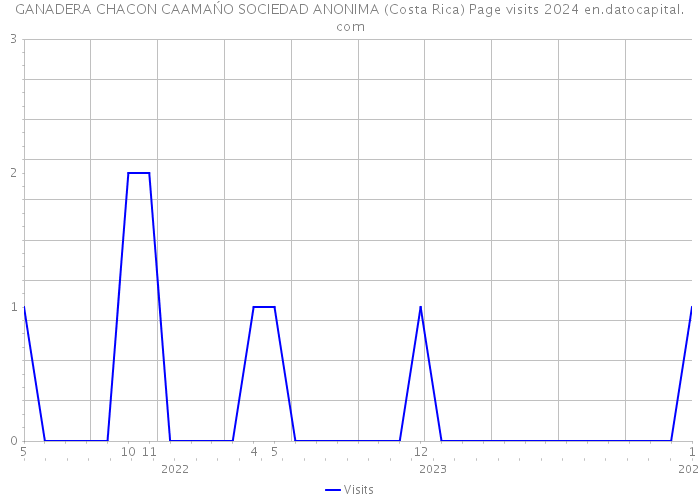 GANADERA CHACON CAAMAŃO SOCIEDAD ANONIMA (Costa Rica) Page visits 2024 
