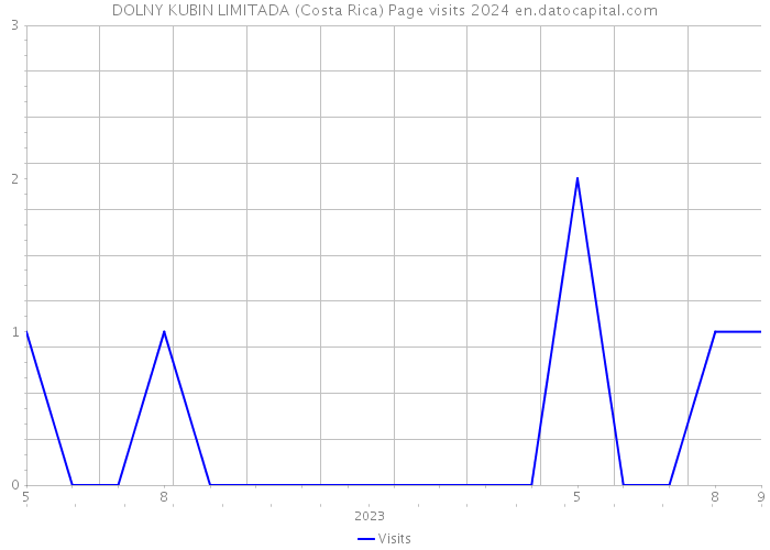 DOLNY KUBIN LIMITADA (Costa Rica) Page visits 2024 