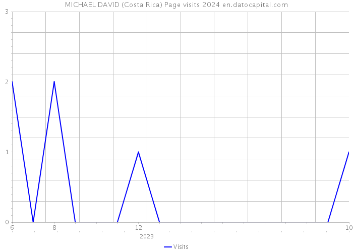 MICHAEL DAVID (Costa Rica) Page visits 2024 