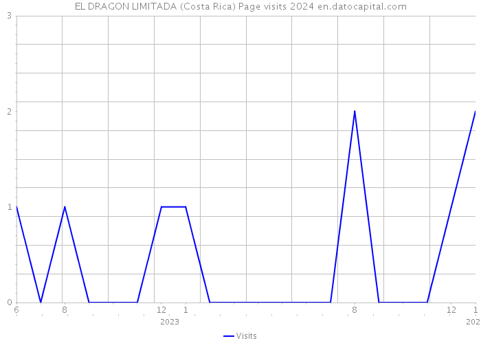 EL DRAGON LIMITADA (Costa Rica) Page visits 2024 