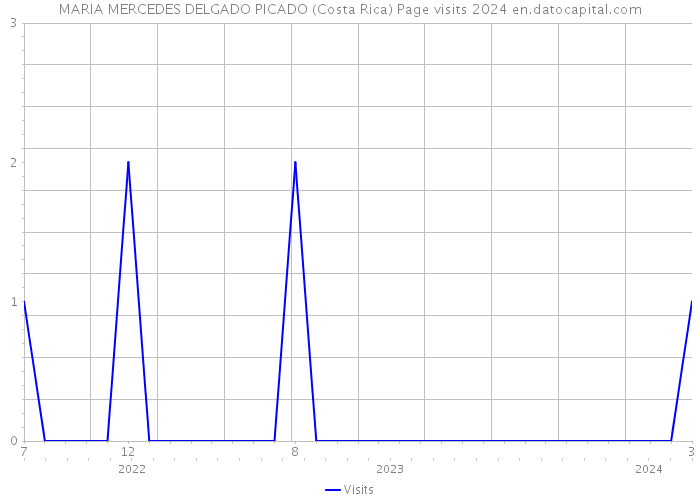 MARIA MERCEDES DELGADO PICADO (Costa Rica) Page visits 2024 