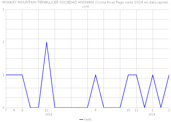 MONKEY MOUNTAIN TERWILLIGER SOCIEDAD ANONIMA (Costa Rica) Page visits 2024 