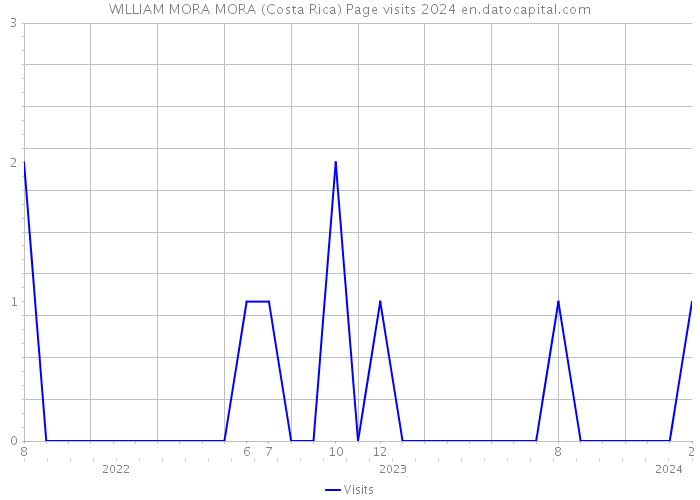 WILLIAM MORA MORA (Costa Rica) Page visits 2024 