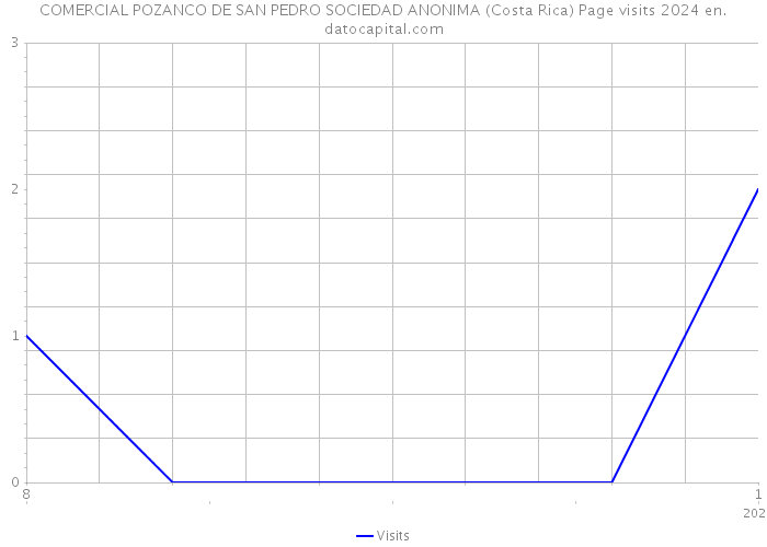 COMERCIAL POZANCO DE SAN PEDRO SOCIEDAD ANONIMA (Costa Rica) Page visits 2024 