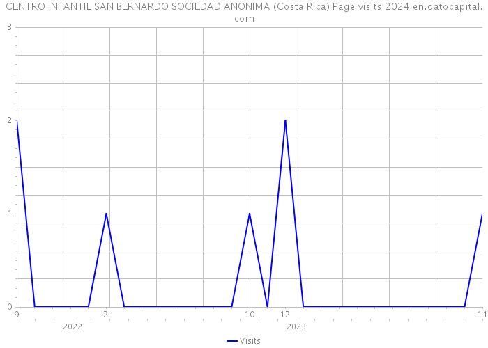 CENTRO INFANTIL SAN BERNARDO SOCIEDAD ANONIMA (Costa Rica) Page visits 2024 