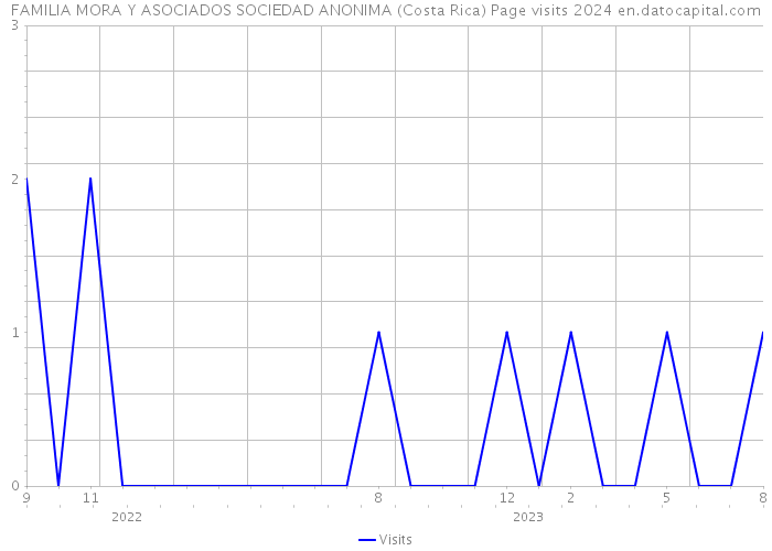 FAMILIA MORA Y ASOCIADOS SOCIEDAD ANONIMA (Costa Rica) Page visits 2024 