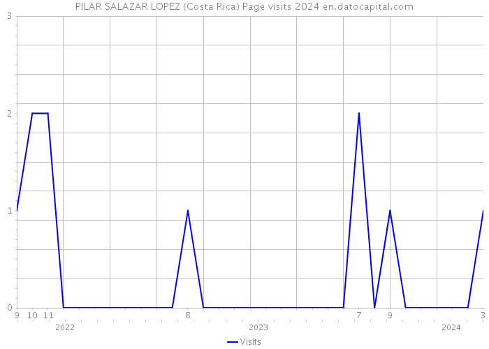 PILAR SALAZAR LOPEZ (Costa Rica) Page visits 2024 