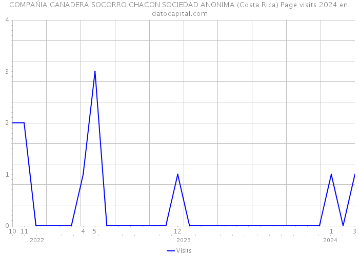 COMPAŃIA GANADERA SOCORRO CHACON SOCIEDAD ANONIMA (Costa Rica) Page visits 2024 
