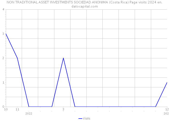 NON TRADITIONAL ASSET INVESTMENTS SOCIEDAD ANONIMA (Costa Rica) Page visits 2024 