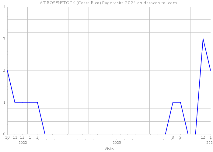 LIAT ROSENSTOCK (Costa Rica) Page visits 2024 