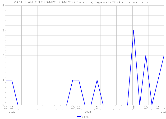MANUEL ANTONIO CAMPOS CAMPOS (Costa Rica) Page visits 2024 