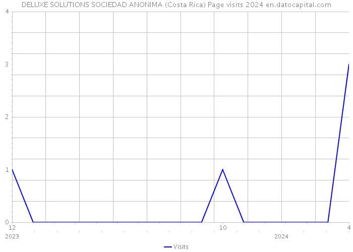 DELUXE SOLUTIONS SOCIEDAD ANONIMA (Costa Rica) Page visits 2024 