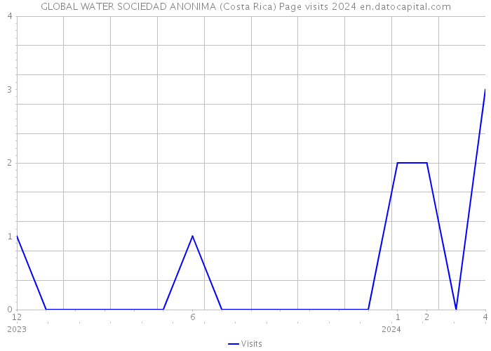 GLOBAL WATER SOCIEDAD ANONIMA (Costa Rica) Page visits 2024 