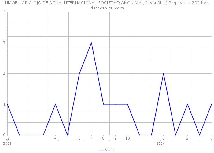 INMOBILIARIA OJO DE AGUA INTERNACIONAL SOCIEDAD ANONIMA (Costa Rica) Page visits 2024 