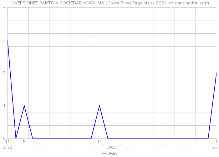 INVERSIONES PANTOJA SOCIEDAD ANONIMA (Costa Rica) Page visits 2024 