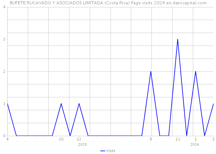 BUFETE RUCAVADO Y ASOCIADOS LIMITADA (Costa Rica) Page visits 2024 
