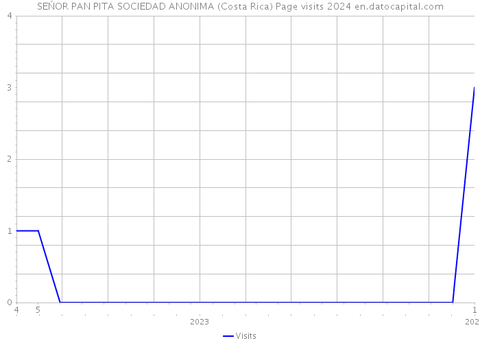SEŃOR PAN PITA SOCIEDAD ANONIMA (Costa Rica) Page visits 2024 