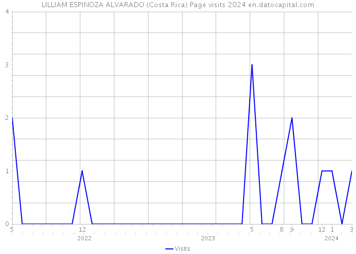 LILLIAM ESPINOZA ALVARADO (Costa Rica) Page visits 2024 