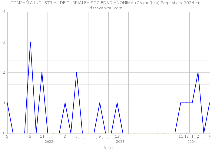 COMPAŃIA INDUSTRIAL DE TURRIALBA SOCIEDAD ANONIMA (Costa Rica) Page visits 2024 