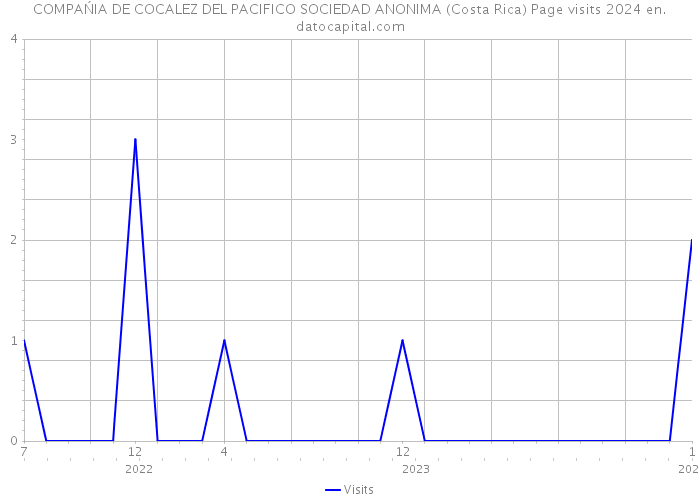 COMPAŃIA DE COCALEZ DEL PACIFICO SOCIEDAD ANONIMA (Costa Rica) Page visits 2024 