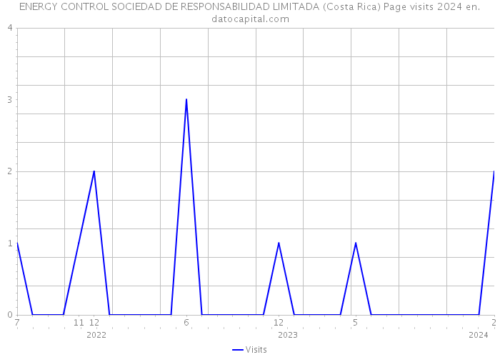 ENERGY CONTROL SOCIEDAD DE RESPONSABILIDAD LIMITADA (Costa Rica) Page visits 2024 