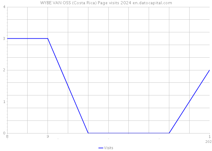 WYBE VAN OSS (Costa Rica) Page visits 2024 